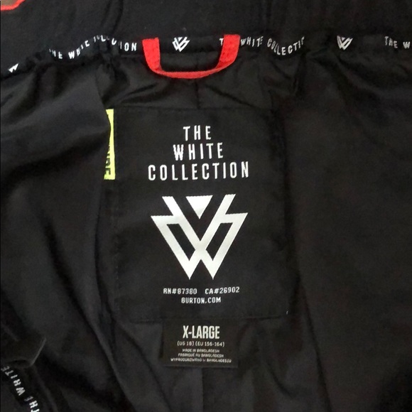 Burton red/orange Snowboard Pants - Picture 2 of 2